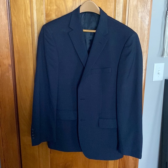 Mens Pronto Uomo Platinum Suit Navy 